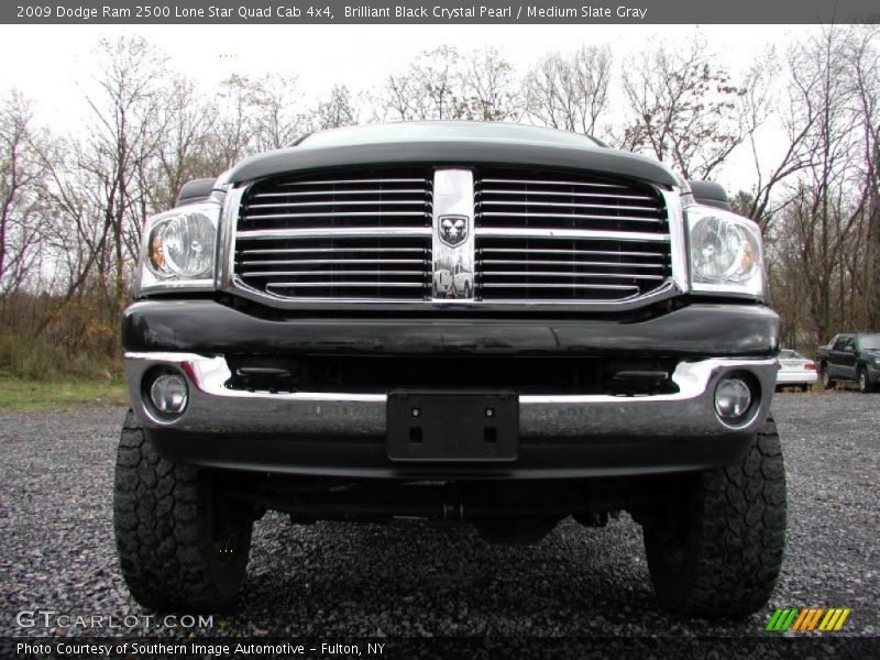Brilliant Black Crystal Pearl / Medium Slate Gray 2009 Dodge Ram 2500 Lone Star Quad Cab 4x4