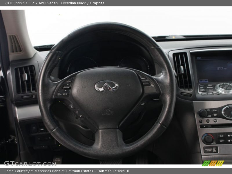  2010 G 37 x AWD Sedan Steering Wheel