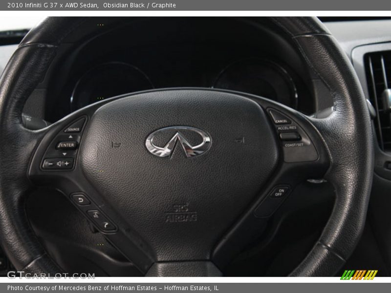 Obsidian Black / Graphite 2010 Infiniti G 37 x AWD Sedan