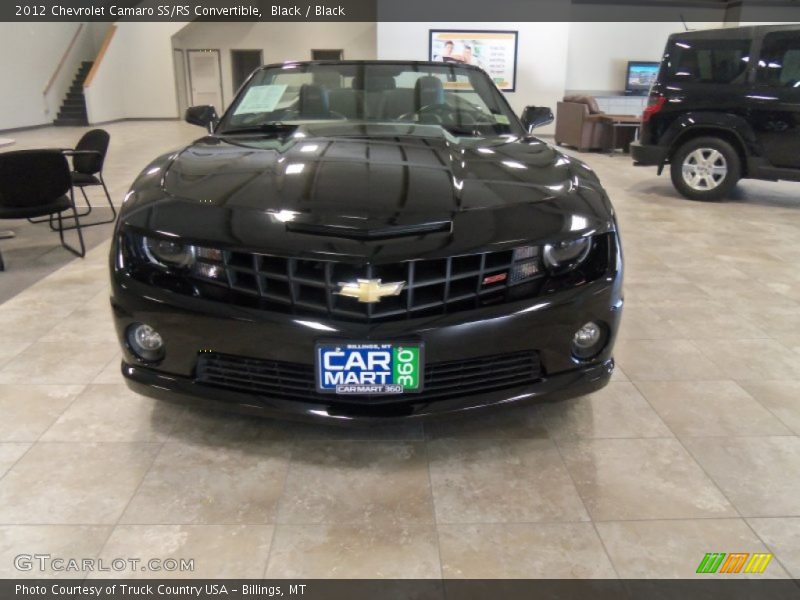 Black / Black 2012 Chevrolet Camaro SS/RS Convertible