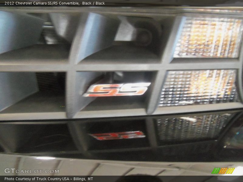 Black / Black 2012 Chevrolet Camaro SS/RS Convertible