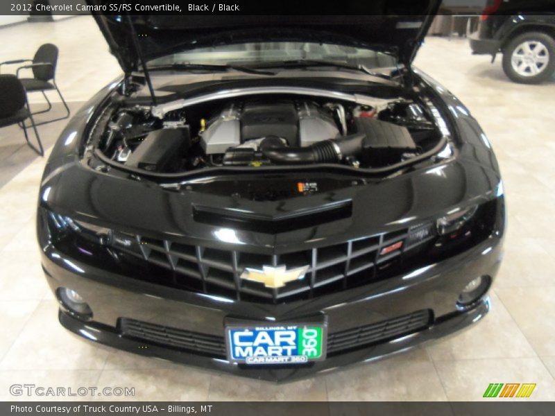 Black / Black 2012 Chevrolet Camaro SS/RS Convertible