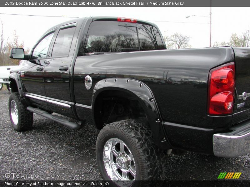 Brilliant Black Crystal Pearl / Medium Slate Gray 2009 Dodge Ram 2500 Lone Star Quad Cab 4x4
