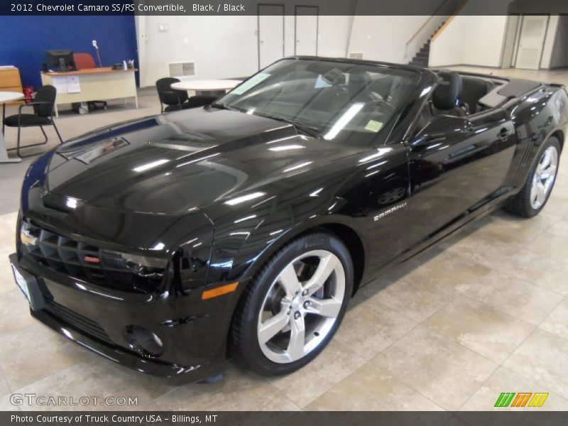 Black / Black 2012 Chevrolet Camaro SS/RS Convertible
