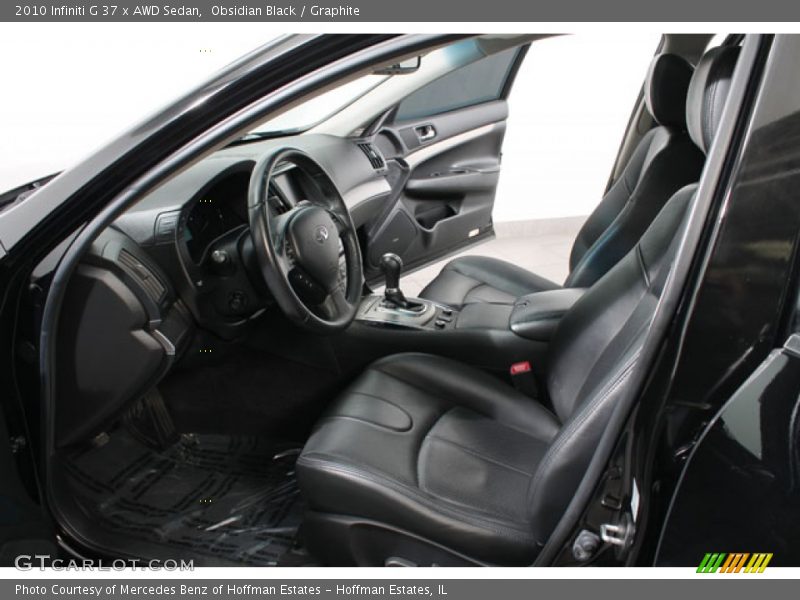 Obsidian Black / Graphite 2010 Infiniti G 37 x AWD Sedan