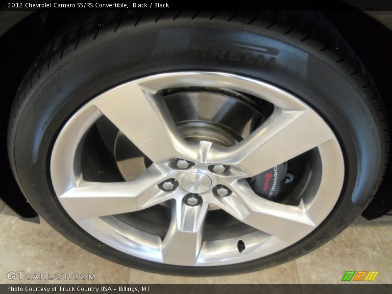 Black / Black 2012 Chevrolet Camaro SS/RS Convertible