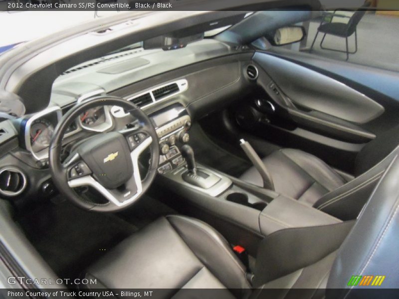 Black / Black 2012 Chevrolet Camaro SS/RS Convertible