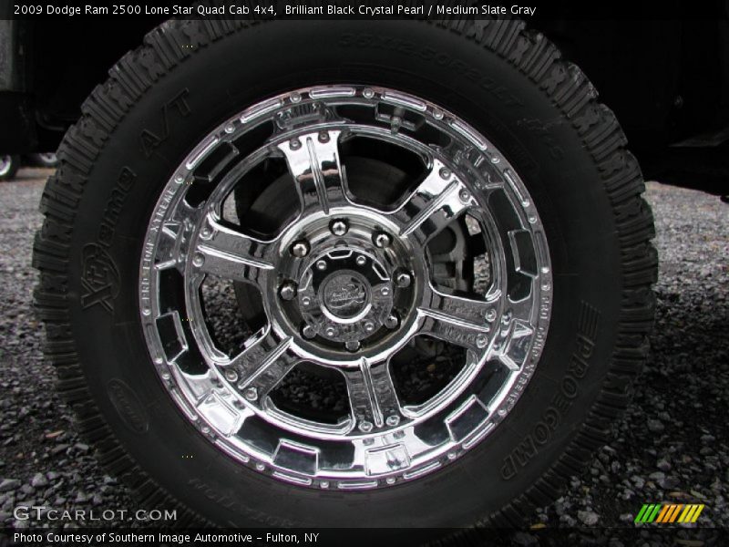 Brilliant Black Crystal Pearl / Medium Slate Gray 2009 Dodge Ram 2500 Lone Star Quad Cab 4x4