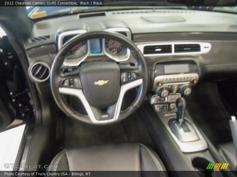 Black / Black 2012 Chevrolet Camaro SS/RS Convertible