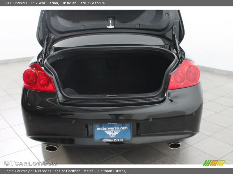 Obsidian Black / Graphite 2010 Infiniti G 37 x AWD Sedan