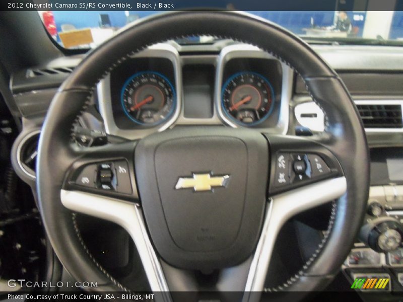 Black / Black 2012 Chevrolet Camaro SS/RS Convertible