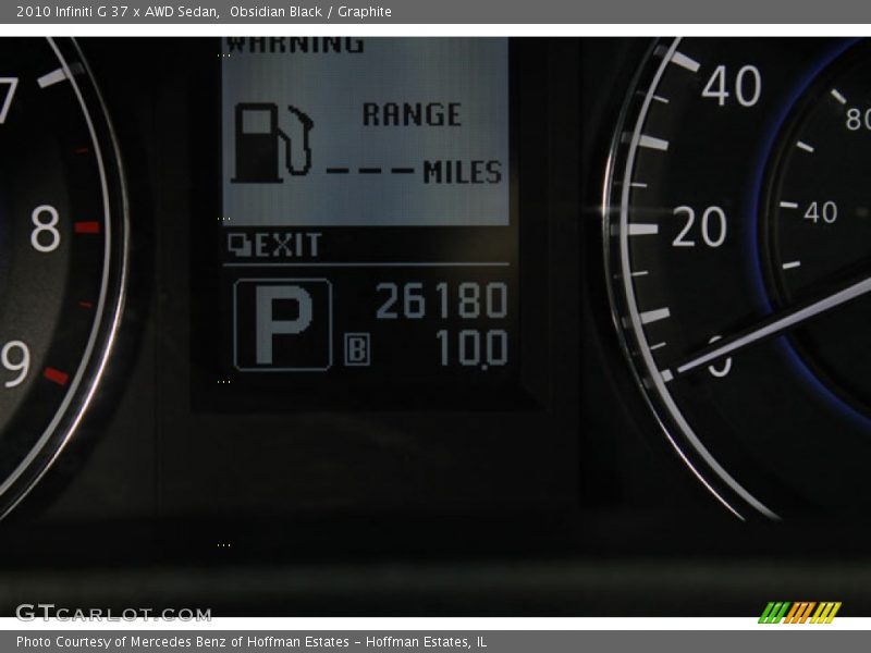 Obsidian Black / Graphite 2010 Infiniti G 37 x AWD Sedan