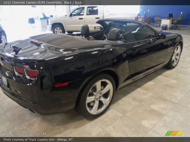 Black / Black 2012 Chevrolet Camaro SS/RS Convertible