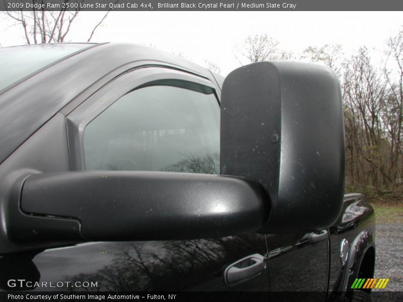 Brilliant Black Crystal Pearl / Medium Slate Gray 2009 Dodge Ram 2500 Lone Star Quad Cab 4x4