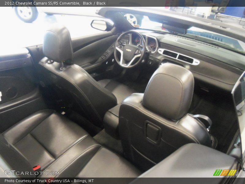 Black / Black 2012 Chevrolet Camaro SS/RS Convertible