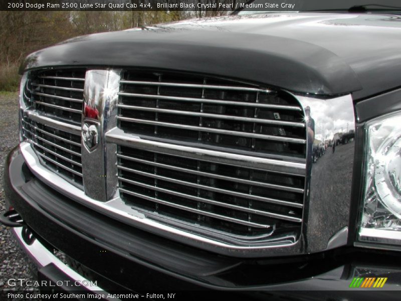 Brilliant Black Crystal Pearl / Medium Slate Gray 2009 Dodge Ram 2500 Lone Star Quad Cab 4x4