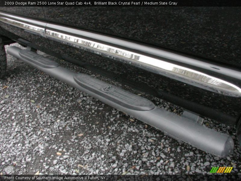 Brilliant Black Crystal Pearl / Medium Slate Gray 2009 Dodge Ram 2500 Lone Star Quad Cab 4x4
