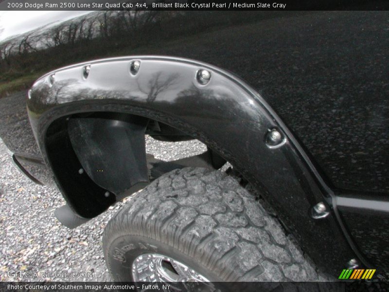 Brilliant Black Crystal Pearl / Medium Slate Gray 2009 Dodge Ram 2500 Lone Star Quad Cab 4x4