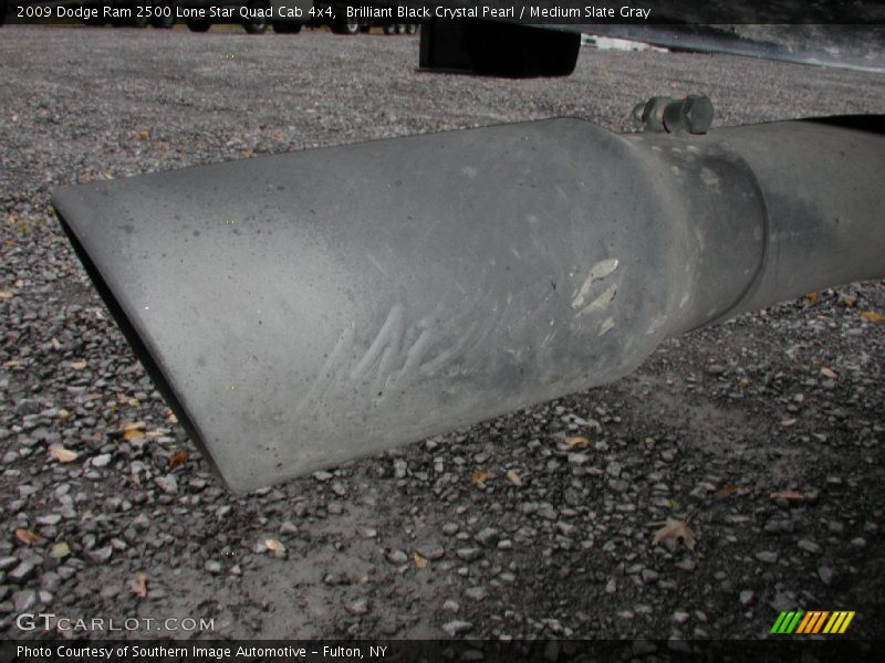 Brilliant Black Crystal Pearl / Medium Slate Gray 2009 Dodge Ram 2500 Lone Star Quad Cab 4x4