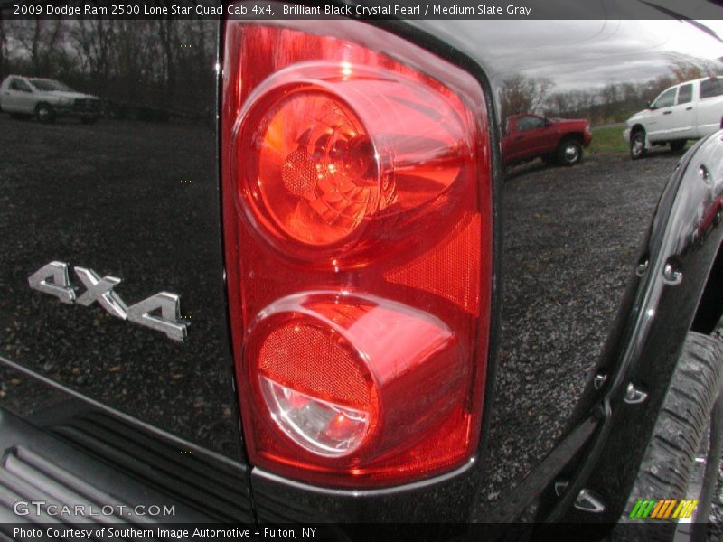 Brilliant Black Crystal Pearl / Medium Slate Gray 2009 Dodge Ram 2500 Lone Star Quad Cab 4x4