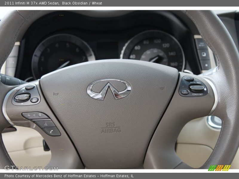 Black Obsidian / Wheat 2011 Infiniti M 37x AWD Sedan