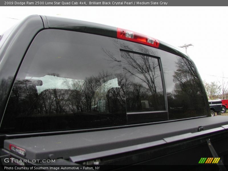 Brilliant Black Crystal Pearl / Medium Slate Gray 2009 Dodge Ram 2500 Lone Star Quad Cab 4x4