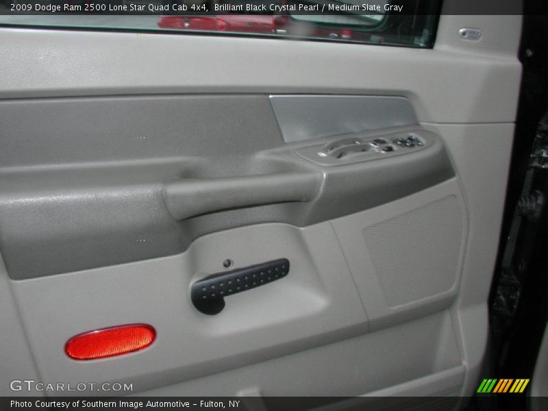 Brilliant Black Crystal Pearl / Medium Slate Gray 2009 Dodge Ram 2500 Lone Star Quad Cab 4x4