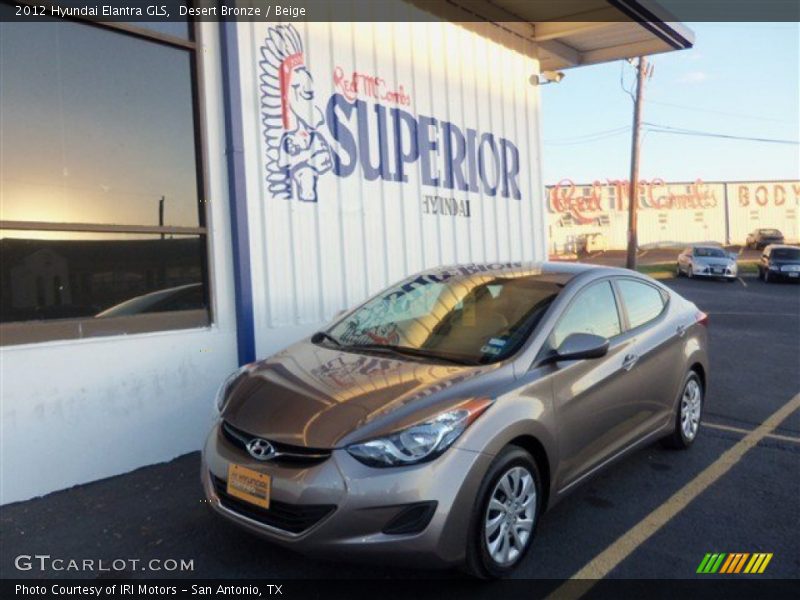 Desert Bronze / Beige 2012 Hyundai Elantra GLS