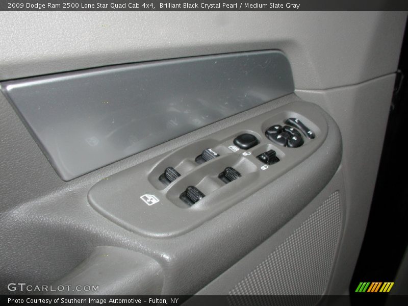 Brilliant Black Crystal Pearl / Medium Slate Gray 2009 Dodge Ram 2500 Lone Star Quad Cab 4x4