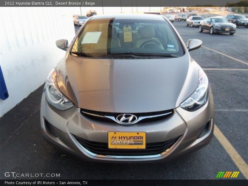 Desert Bronze / Beige 2012 Hyundai Elantra GLS