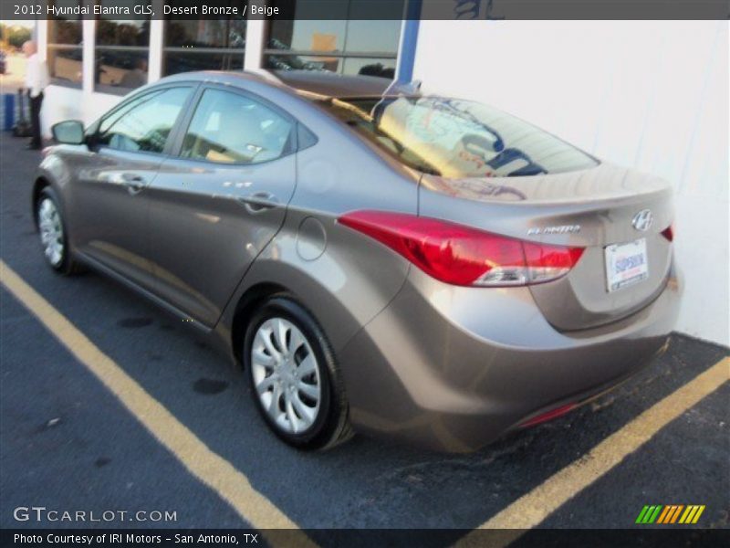 Desert Bronze / Beige 2012 Hyundai Elantra GLS