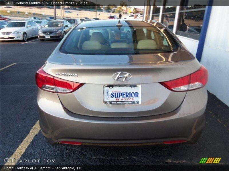 Desert Bronze / Beige 2012 Hyundai Elantra GLS
