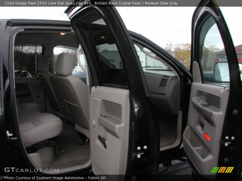 Brilliant Black Crystal Pearl / Medium Slate Gray 2009 Dodge Ram 2500 Lone Star Quad Cab 4x4