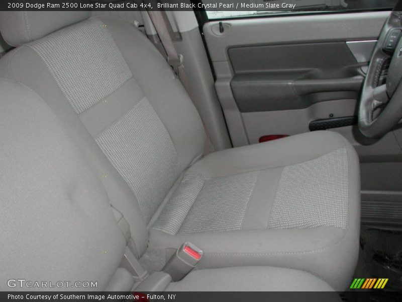 Brilliant Black Crystal Pearl / Medium Slate Gray 2009 Dodge Ram 2500 Lone Star Quad Cab 4x4