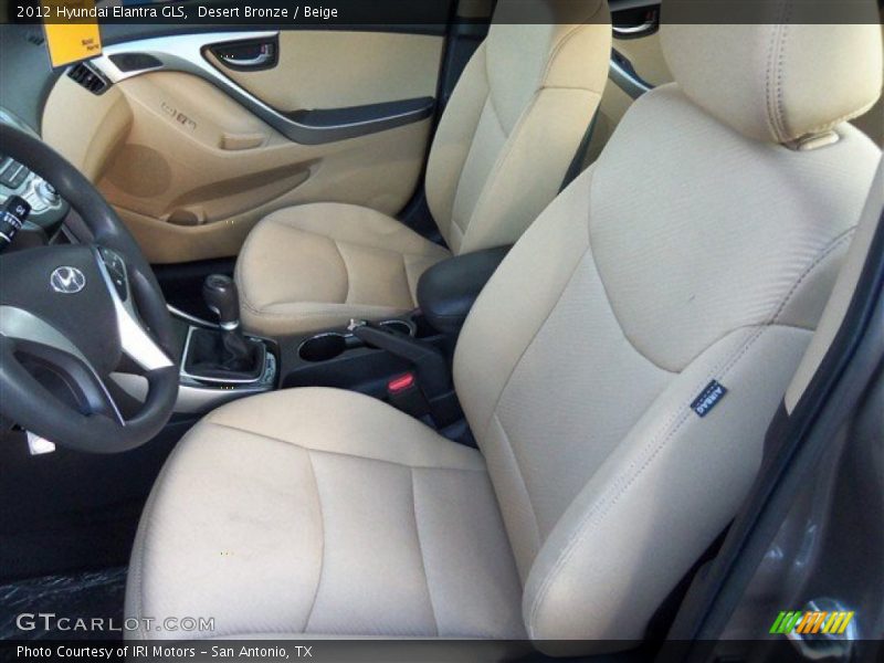Desert Bronze / Beige 2012 Hyundai Elantra GLS