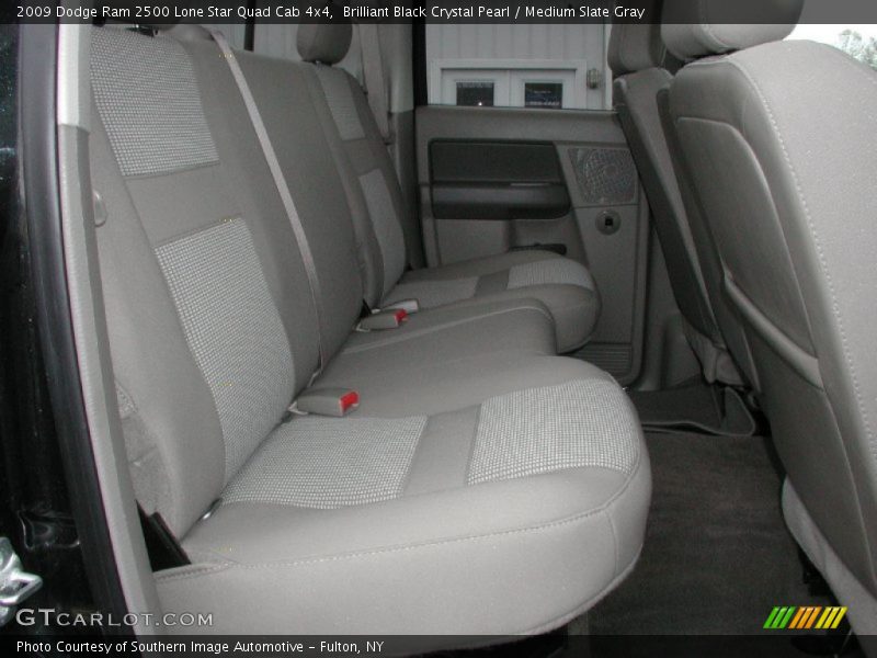 Brilliant Black Crystal Pearl / Medium Slate Gray 2009 Dodge Ram 2500 Lone Star Quad Cab 4x4
