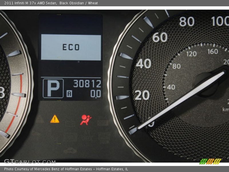 Black Obsidian / Wheat 2011 Infiniti M 37x AWD Sedan