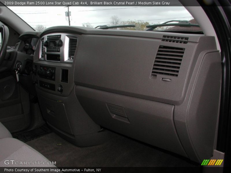 Brilliant Black Crystal Pearl / Medium Slate Gray 2009 Dodge Ram 2500 Lone Star Quad Cab 4x4