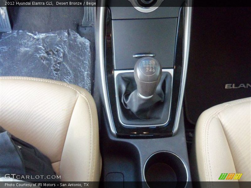 Desert Bronze / Beige 2012 Hyundai Elantra GLS