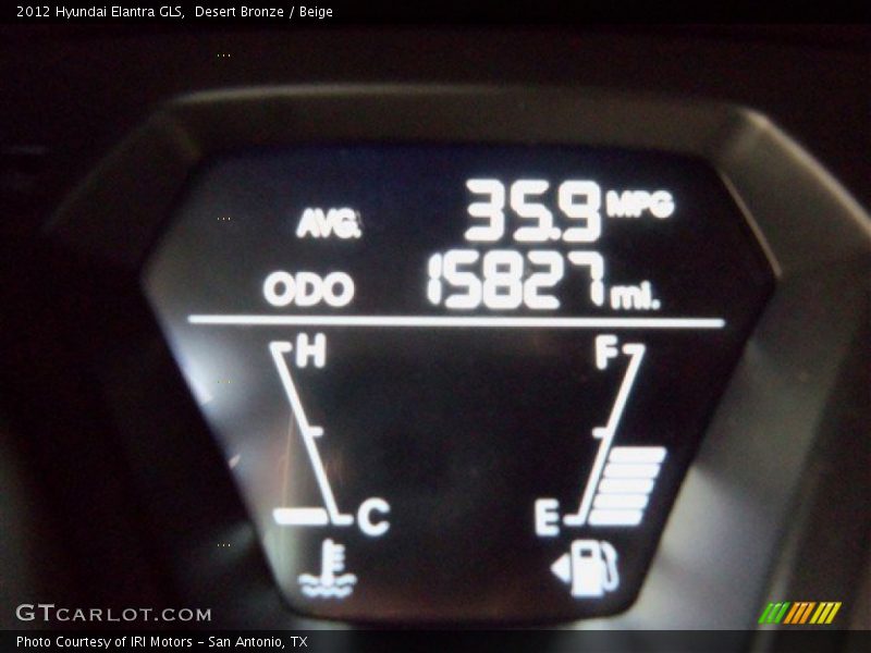 Desert Bronze / Beige 2012 Hyundai Elantra GLS