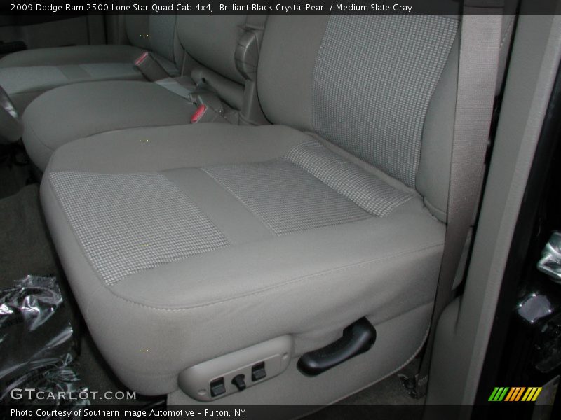Brilliant Black Crystal Pearl / Medium Slate Gray 2009 Dodge Ram 2500 Lone Star Quad Cab 4x4
