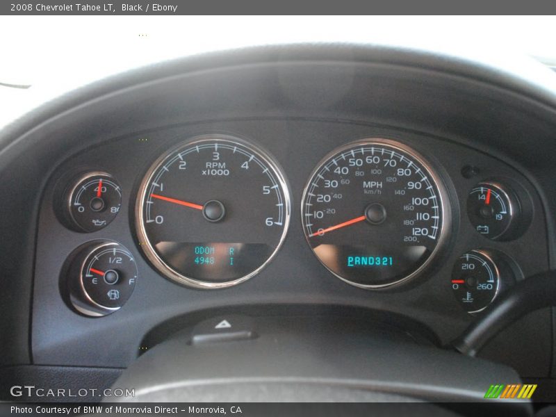Black / Ebony 2008 Chevrolet Tahoe LT