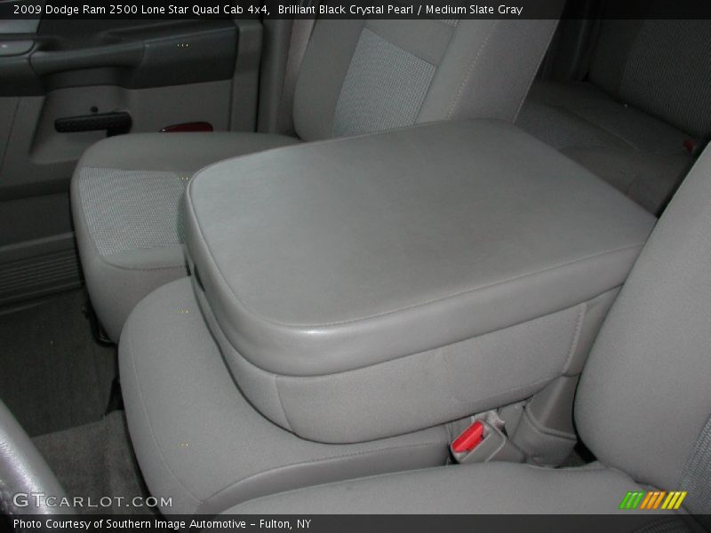 Brilliant Black Crystal Pearl / Medium Slate Gray 2009 Dodge Ram 2500 Lone Star Quad Cab 4x4