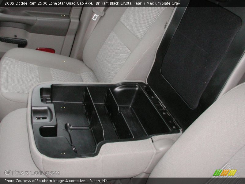 Brilliant Black Crystal Pearl / Medium Slate Gray 2009 Dodge Ram 2500 Lone Star Quad Cab 4x4