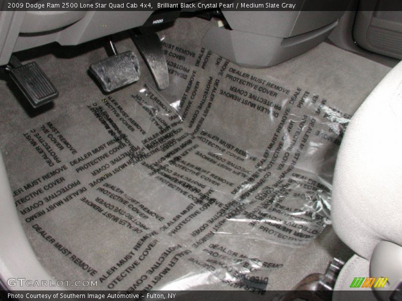 Brilliant Black Crystal Pearl / Medium Slate Gray 2009 Dodge Ram 2500 Lone Star Quad Cab 4x4