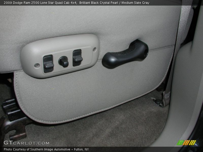Brilliant Black Crystal Pearl / Medium Slate Gray 2009 Dodge Ram 2500 Lone Star Quad Cab 4x4