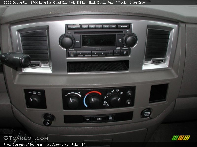 Brilliant Black Crystal Pearl / Medium Slate Gray 2009 Dodge Ram 2500 Lone Star Quad Cab 4x4