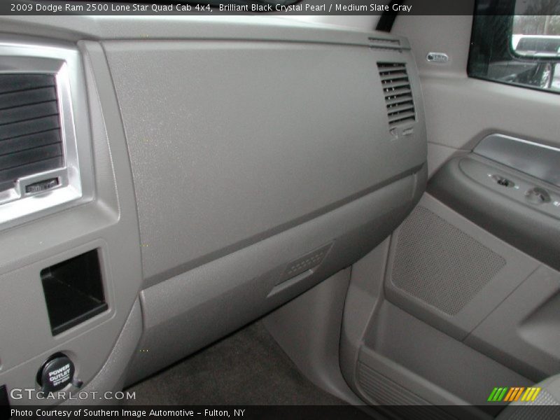 Brilliant Black Crystal Pearl / Medium Slate Gray 2009 Dodge Ram 2500 Lone Star Quad Cab 4x4