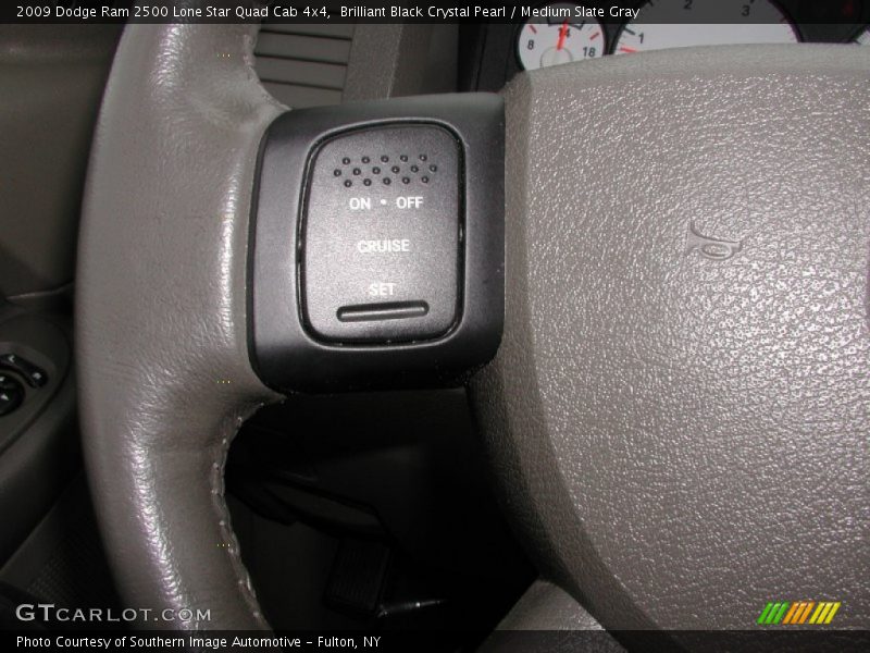 Brilliant Black Crystal Pearl / Medium Slate Gray 2009 Dodge Ram 2500 Lone Star Quad Cab 4x4