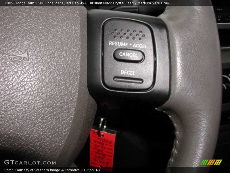 Brilliant Black Crystal Pearl / Medium Slate Gray 2009 Dodge Ram 2500 Lone Star Quad Cab 4x4